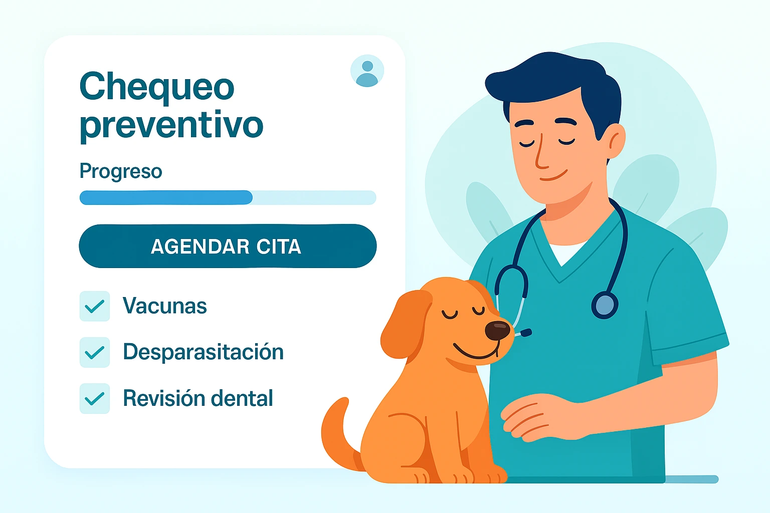 Ilustración de servicio 24/7 y prevención